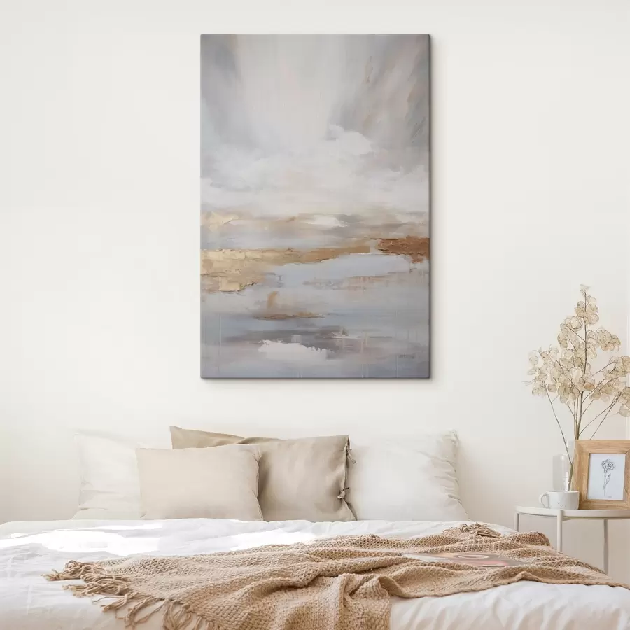 Obraz Abstraktní kompozice napodobující malbu Č. s46678