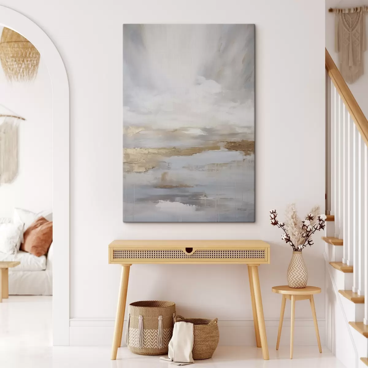 Obraz Abstraktní kompozice napodobující malbu Č. s46678