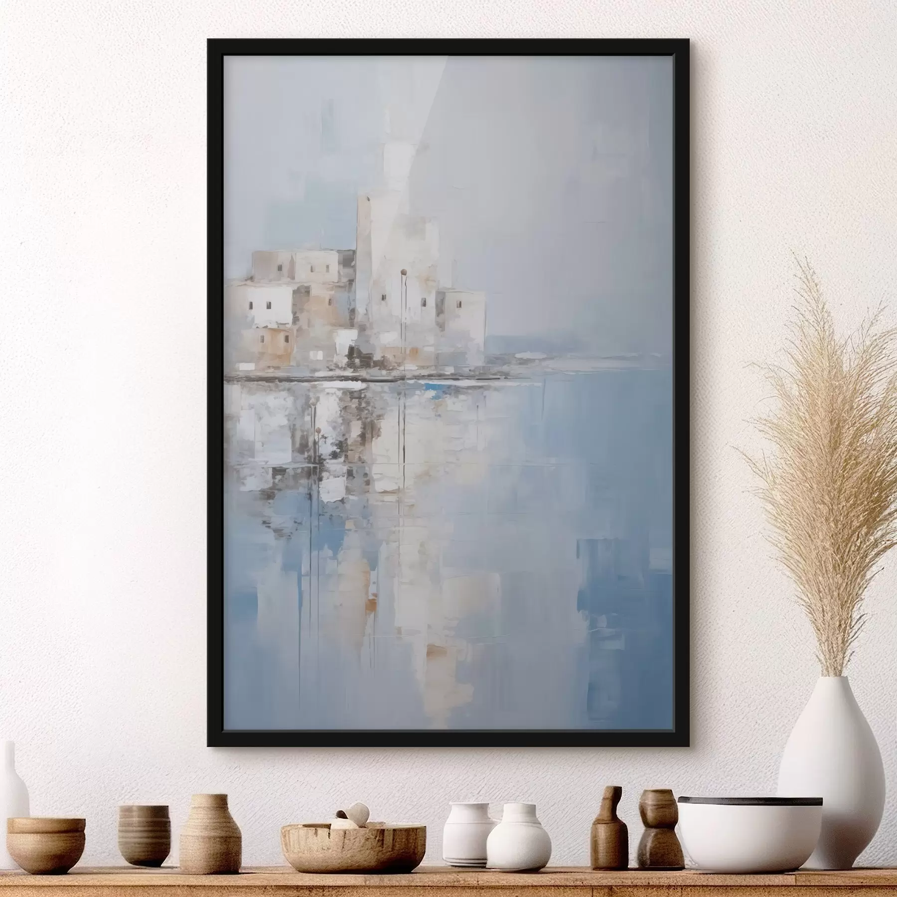 Fototapet Abstraktní krajinářská imitace malby f46674