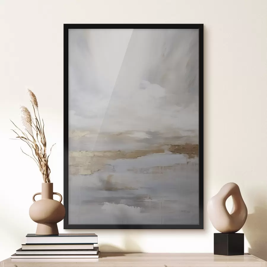 Fototapet Abstraktní kompozice napodobující malbu f46678