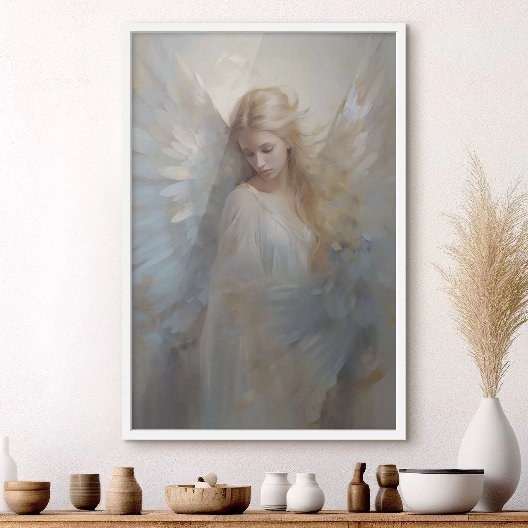 Fototapet Imitace abstraktní malby anděla f46682