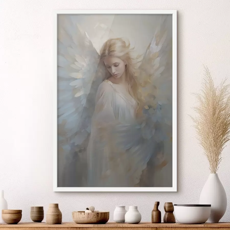 Fototapet Imitace abstraktní malby anděla f46682