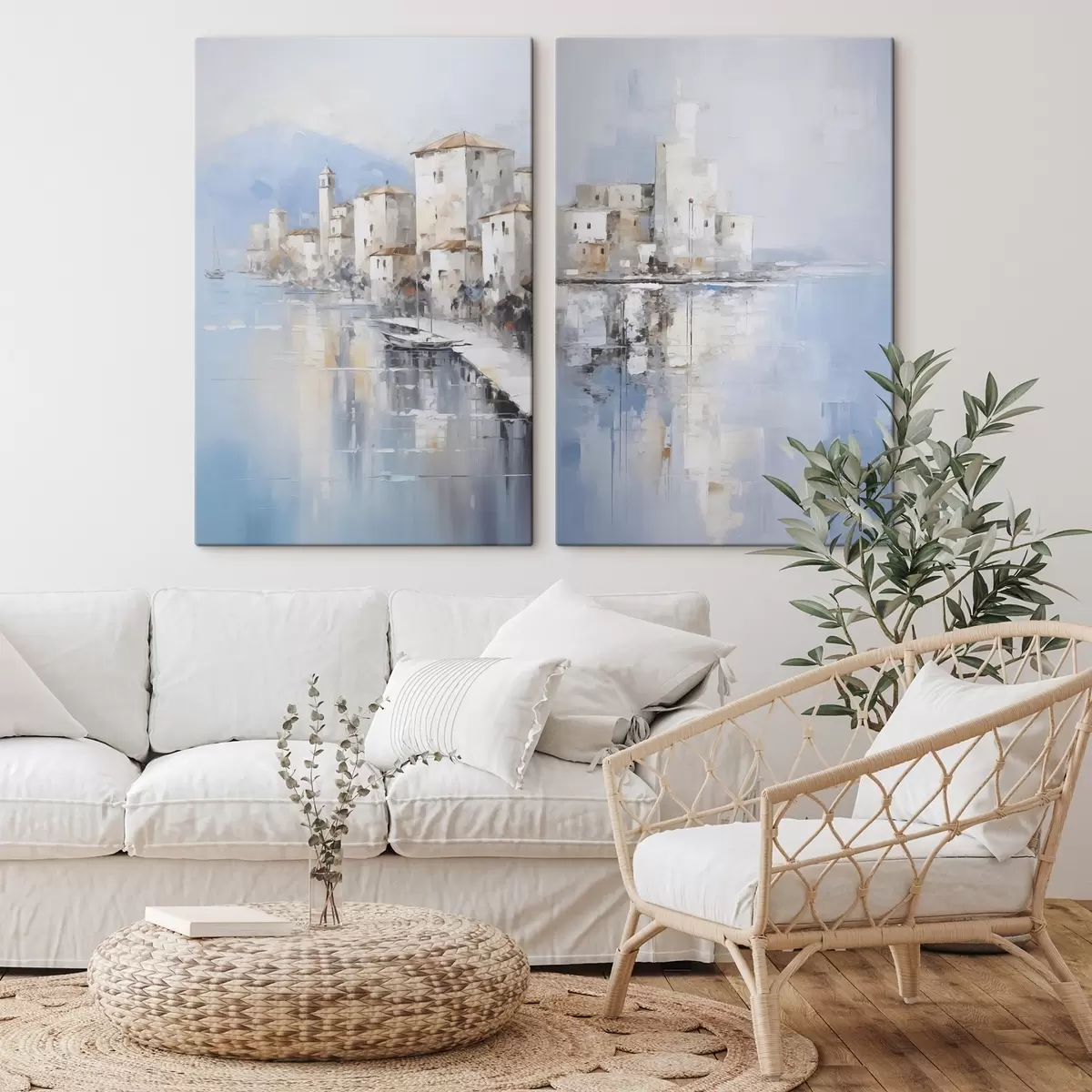 Obraz Abstraktní krajinářská imitace malby Č. m00997