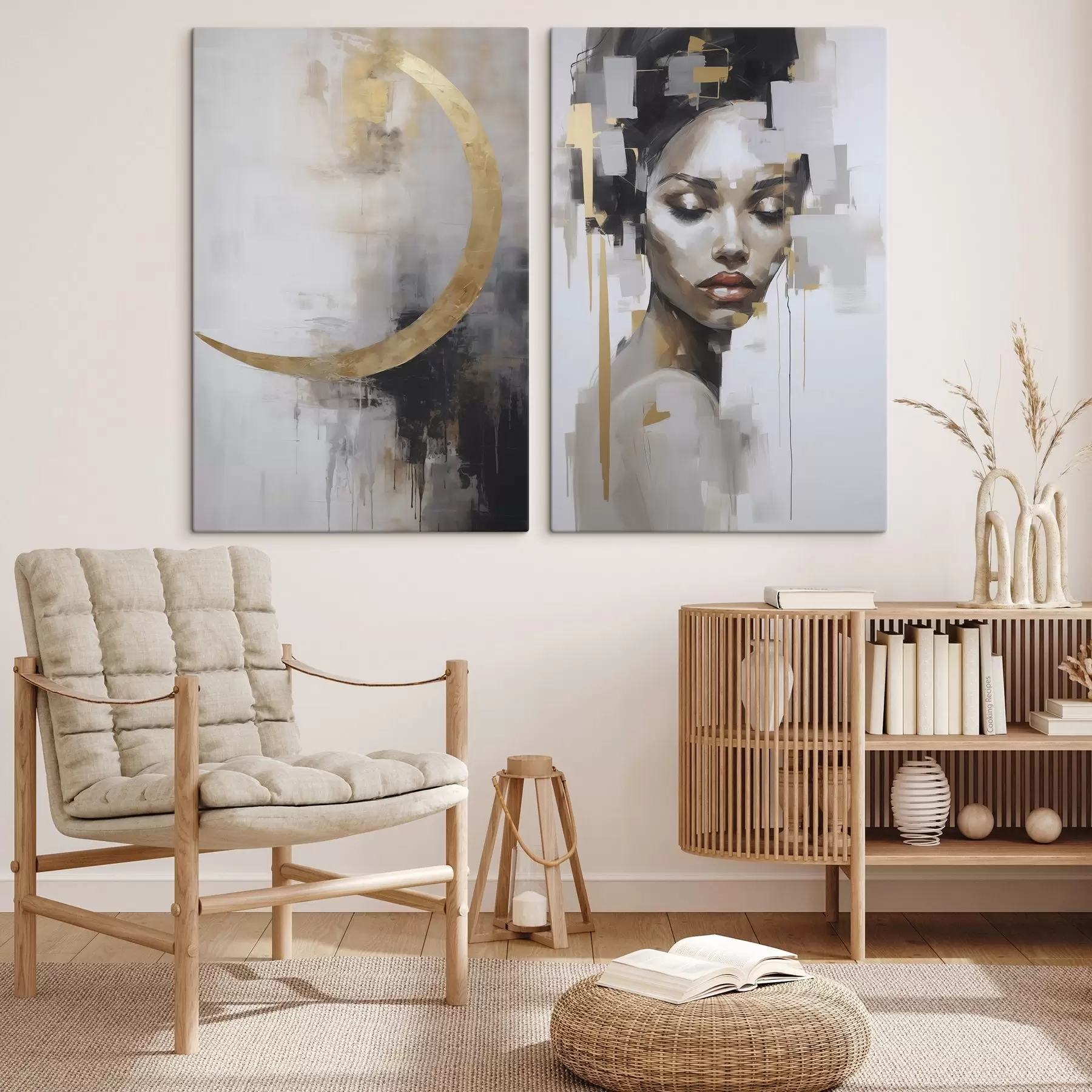 Obraz Abstrakce napodobující malbu Č. m00998