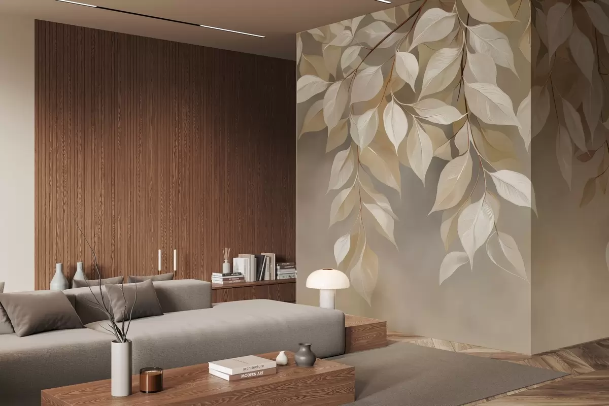 Fototapet Větvička kerblíku s listy w04899