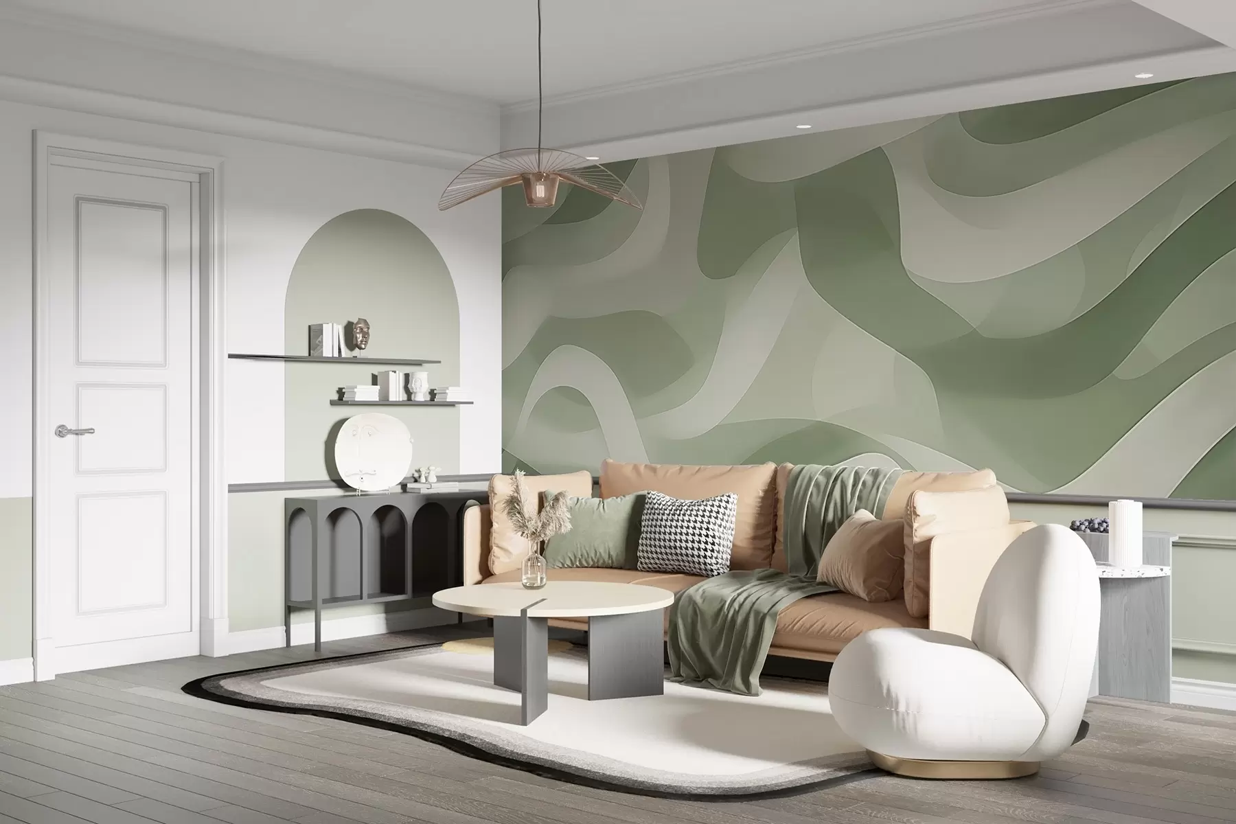 Fototapet Abstraktní vlny w04888