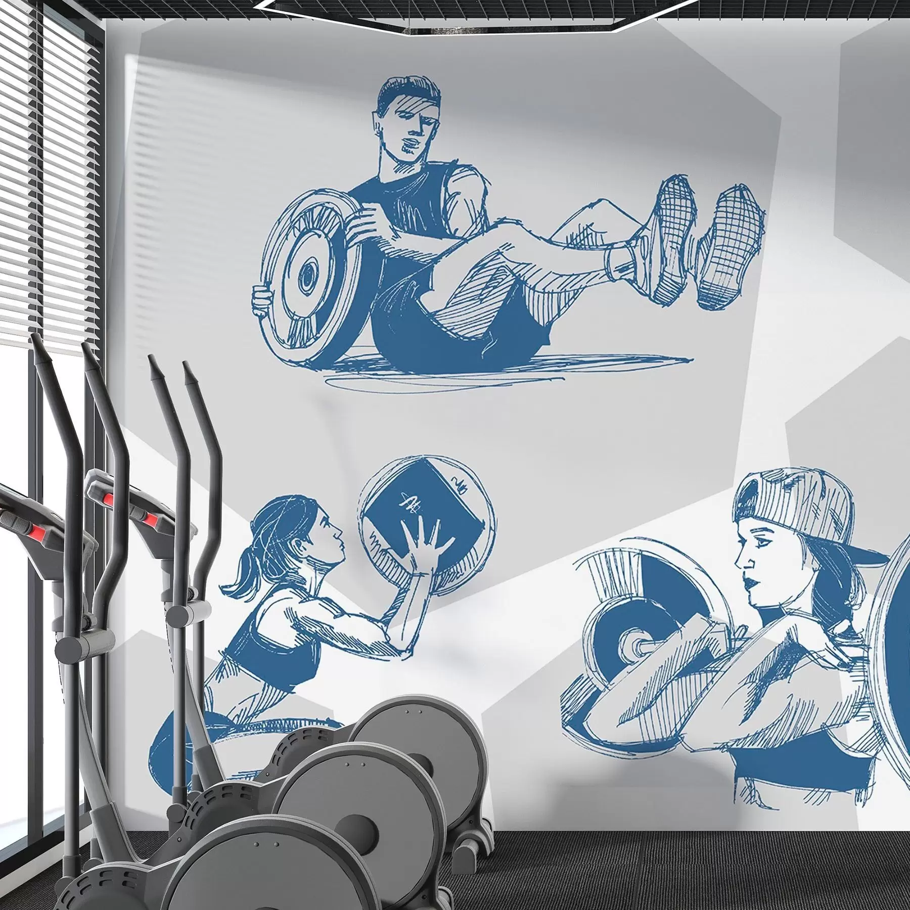 Fototapet Sportovci w04909