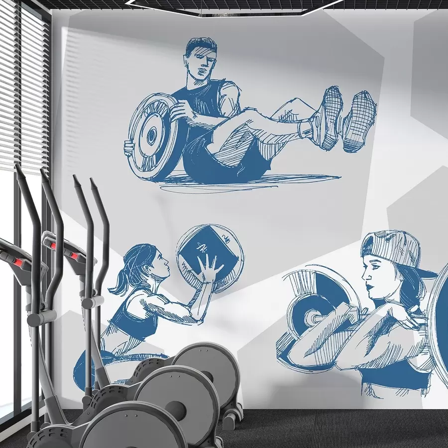 Fototapet Sportovci w04909