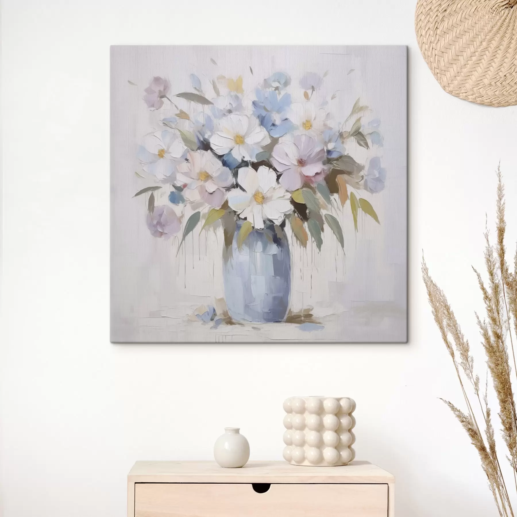 Obraz Květiny ve váze, imitace obrazu Č. s46714