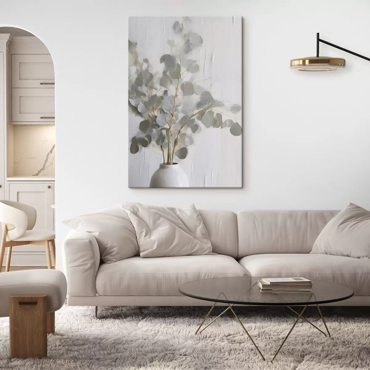 Obraz Imitace malby větviček ve váze Č. s46719