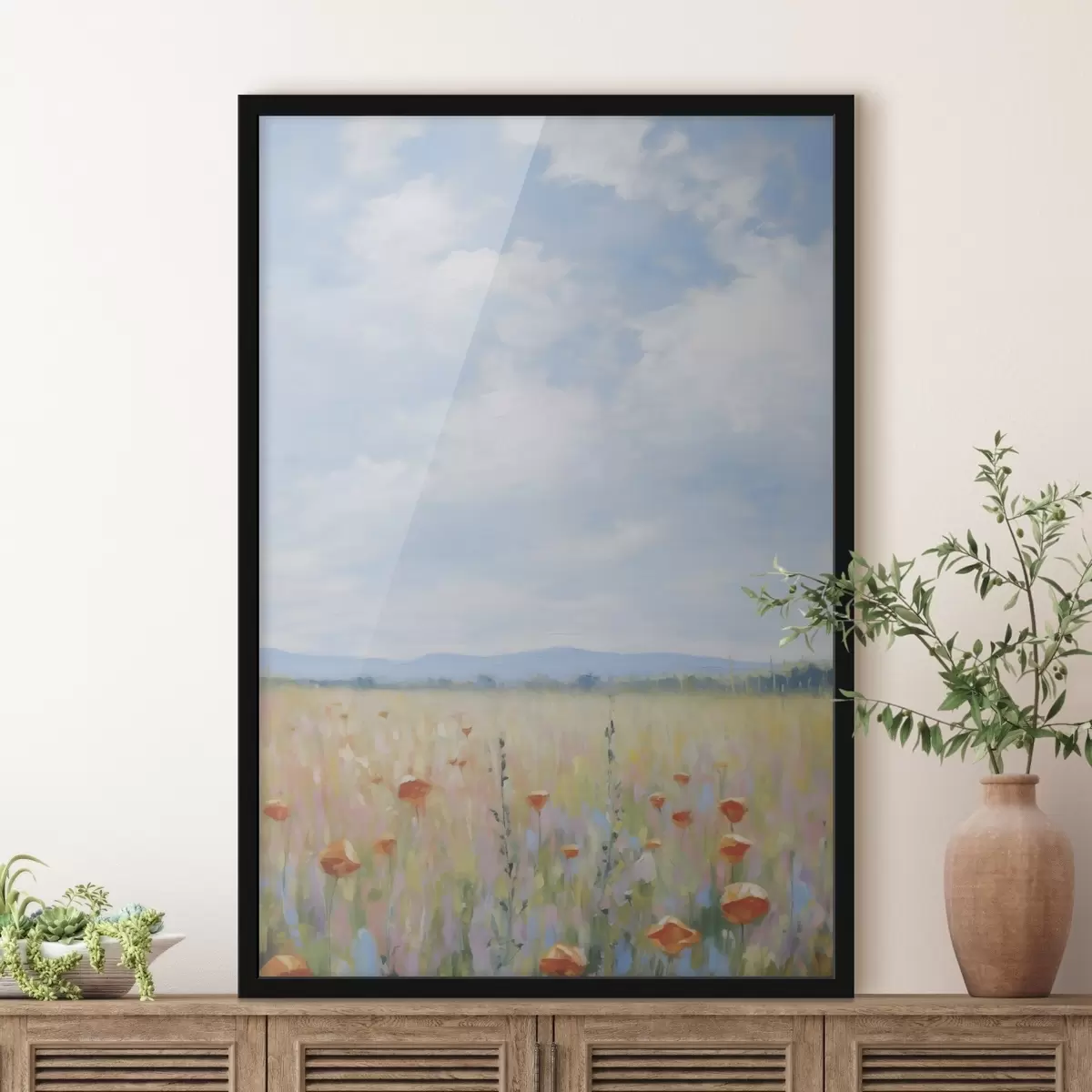 Poster Malba napodobující terén f46715