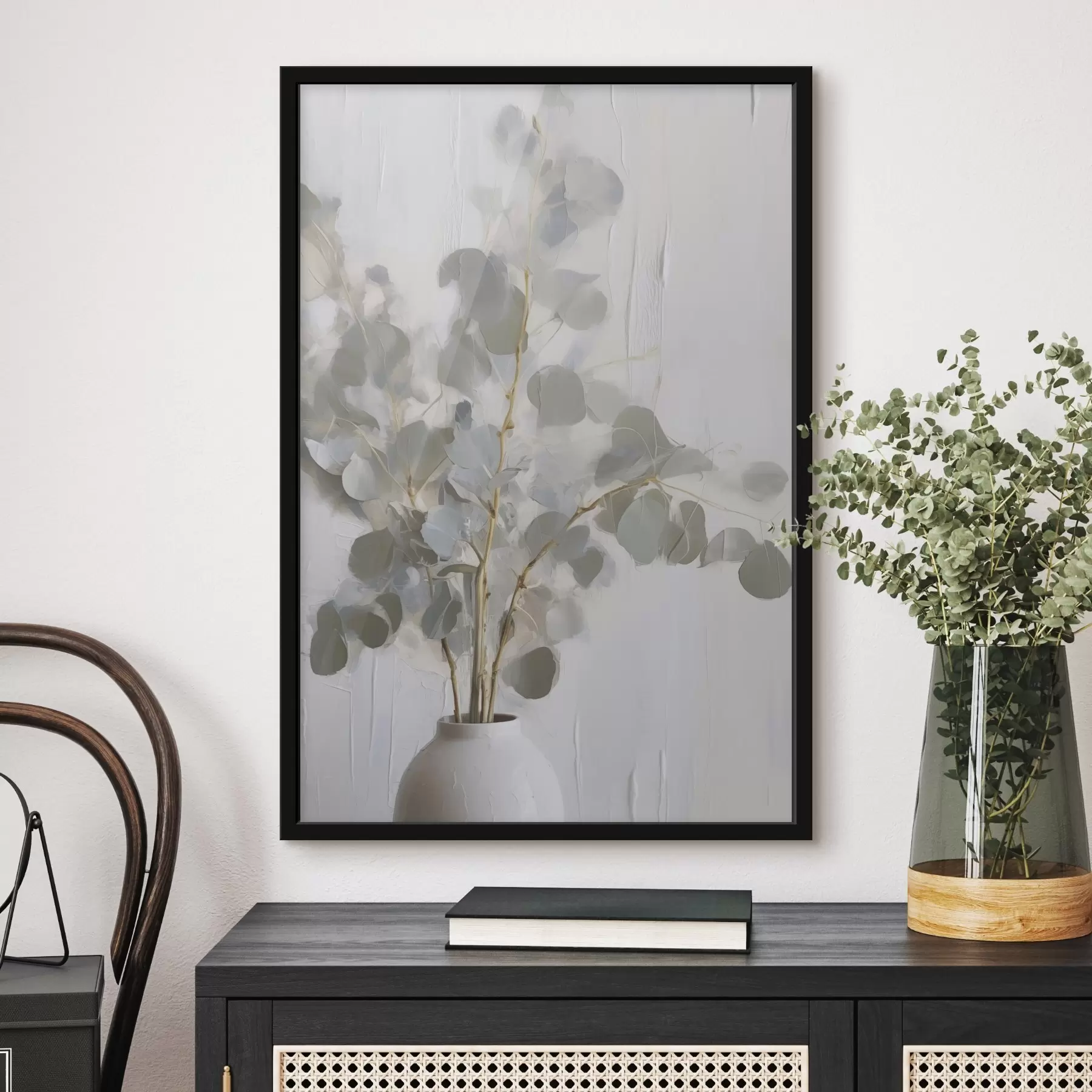 Fototapet Imitace malby větviček ve váze f46719