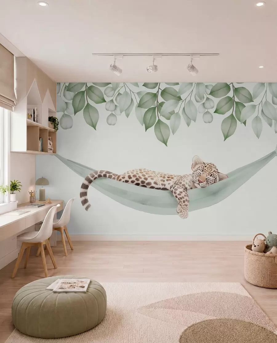 Fototapet Leopardí siesta w04881