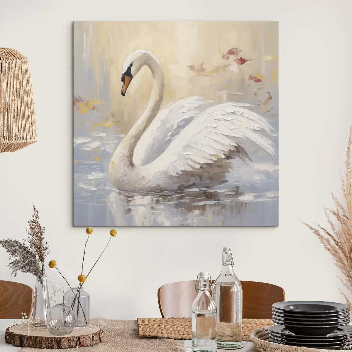Obraz Malba imitující labuť Č. s46748
