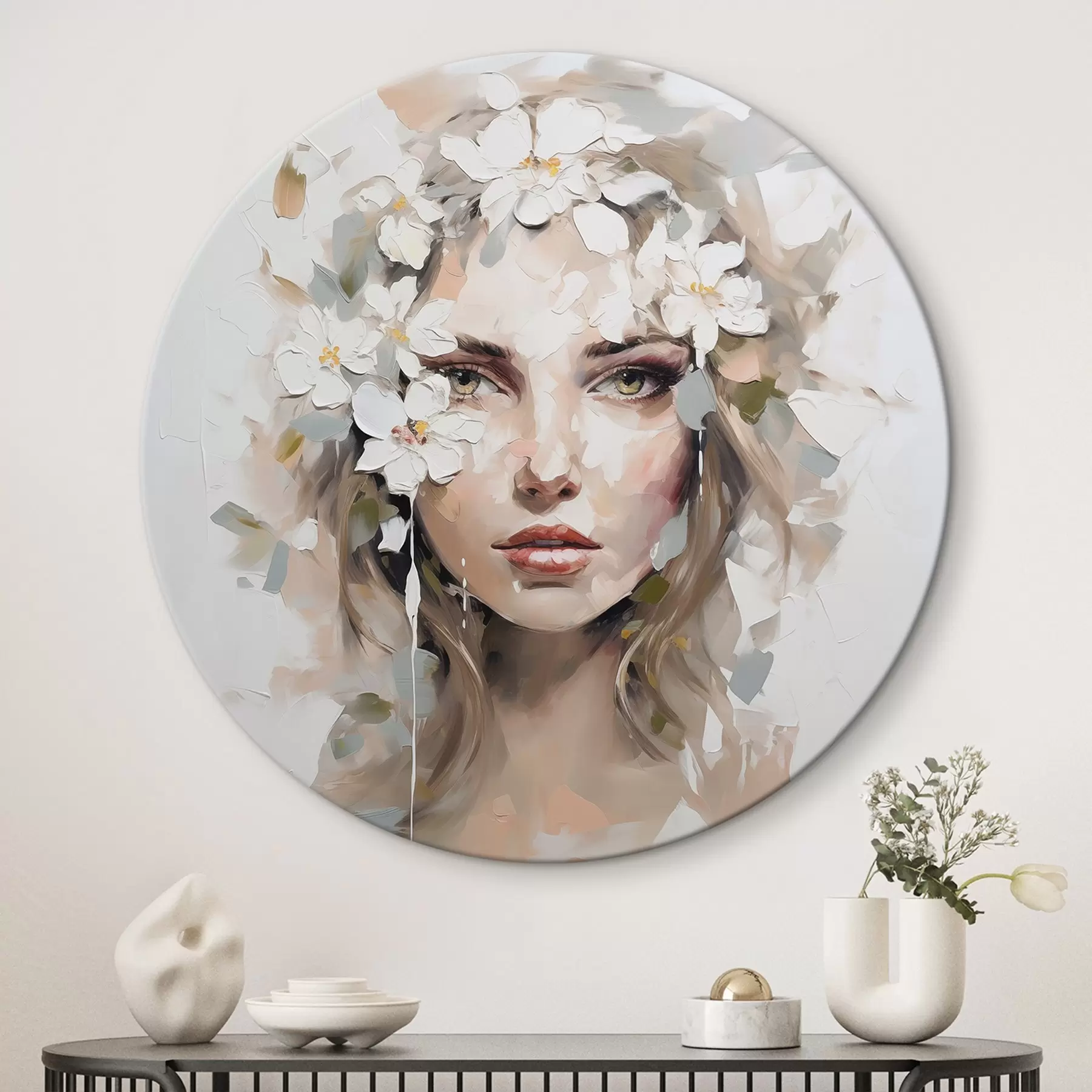 Obraz Abstraktní portrét imitující malbu Č. r46749