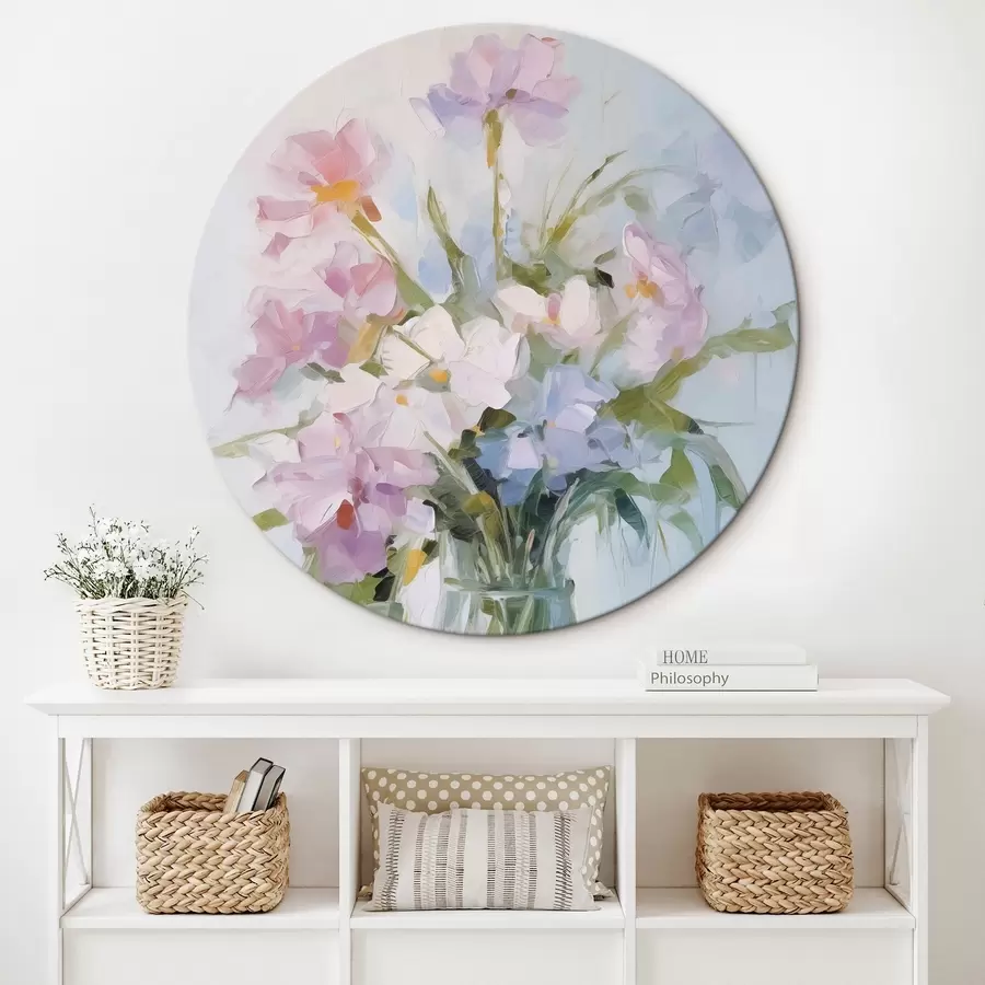 Obraz Květinová kytice ve váze, imitace malby Č. r46751