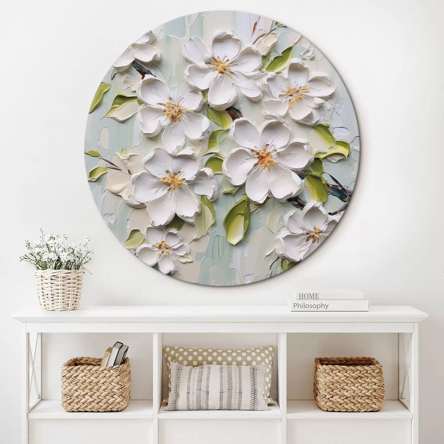 Obraz Květiny imitace malby Č. r46754