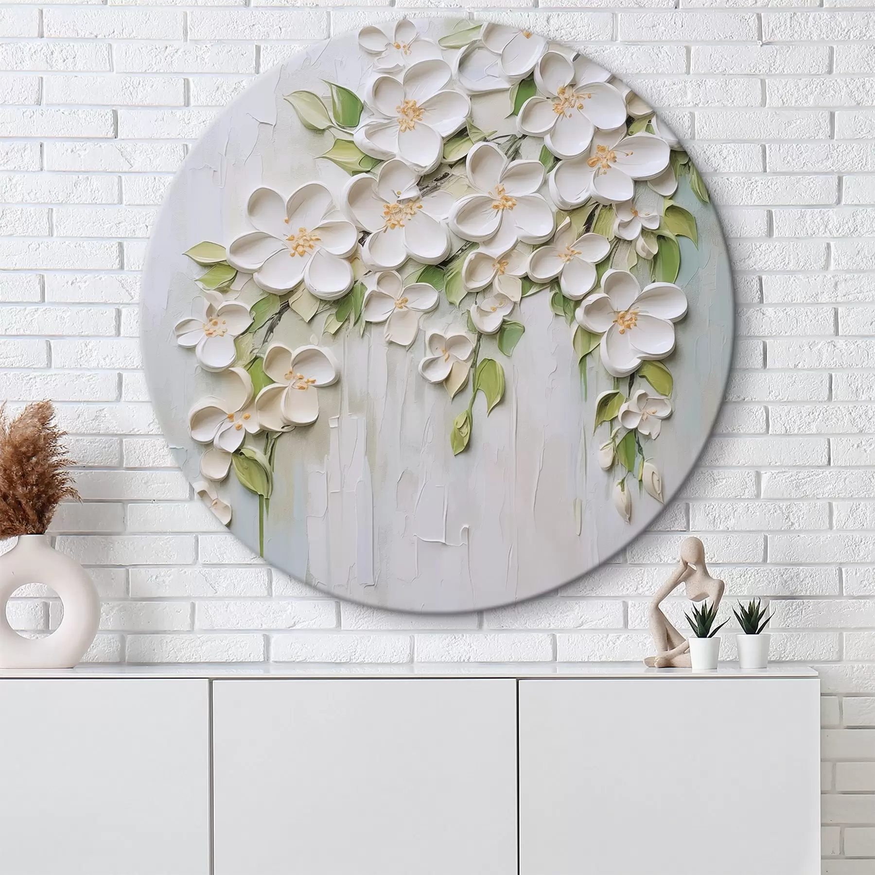 Obraz Abstraktní květiny, imitace malby Č. r46755