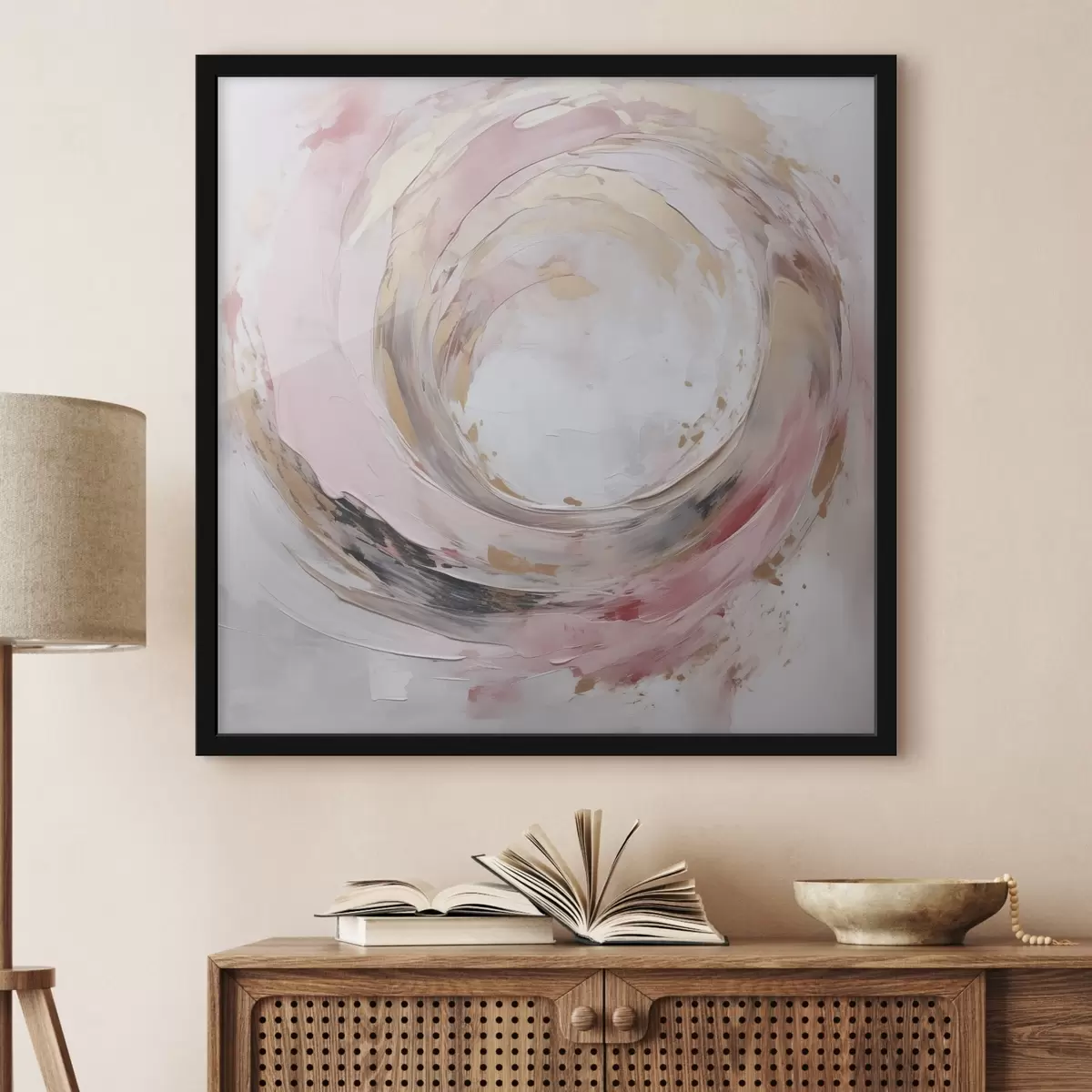 Poster Vichřice, imitace malby f46744