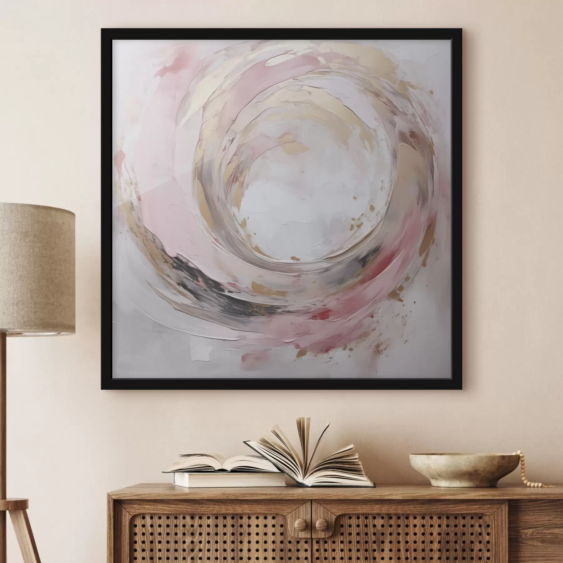 Fototapet Vichřice, imitace malby f46744