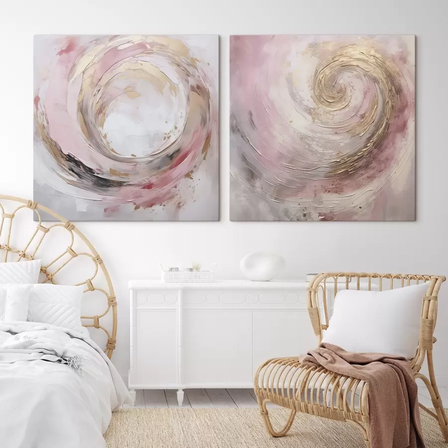 Obraz Abstraktní malba imitující víření Č. m01028