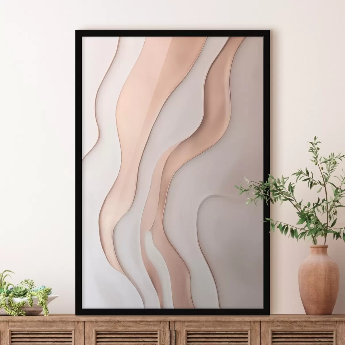 Poster Abstrakt. Vlnovky f46724