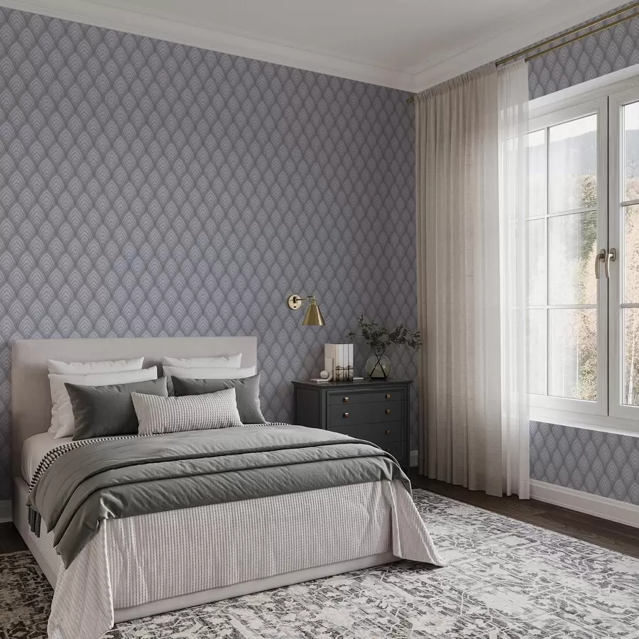 Fototapet Objemové oblouky podobné šedé škále s jemným přechodem a00989