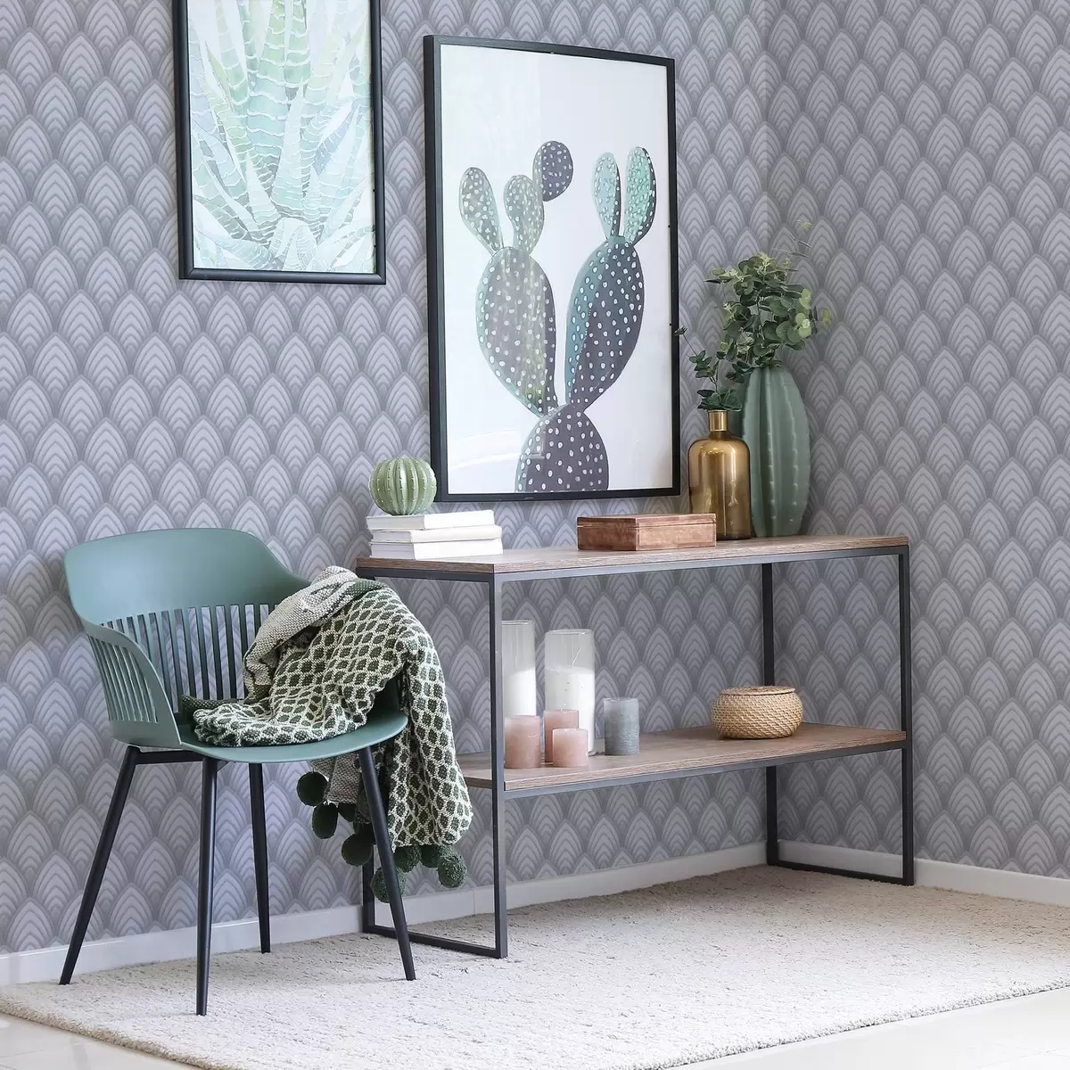 Tapety Objemové oblouky podobné šedé škále s jemným přechodem a00989