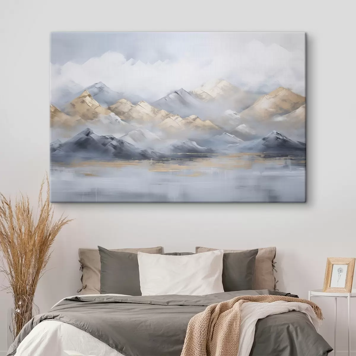 Obraz Horská krajina imitace malby Č. s46765