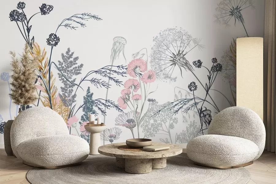 Fototapet Divoké květiny w04943v2