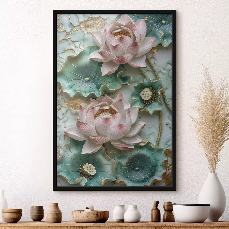 Fototapet Lotosové květy f46798