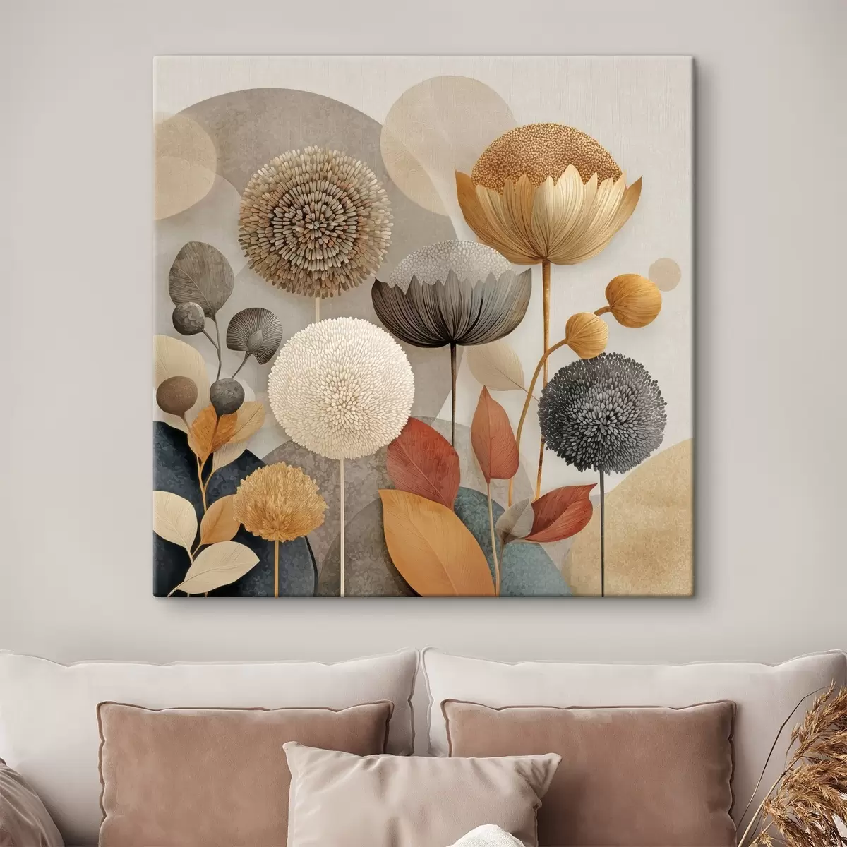 Obraz Abstraktní květiny Č. s46788