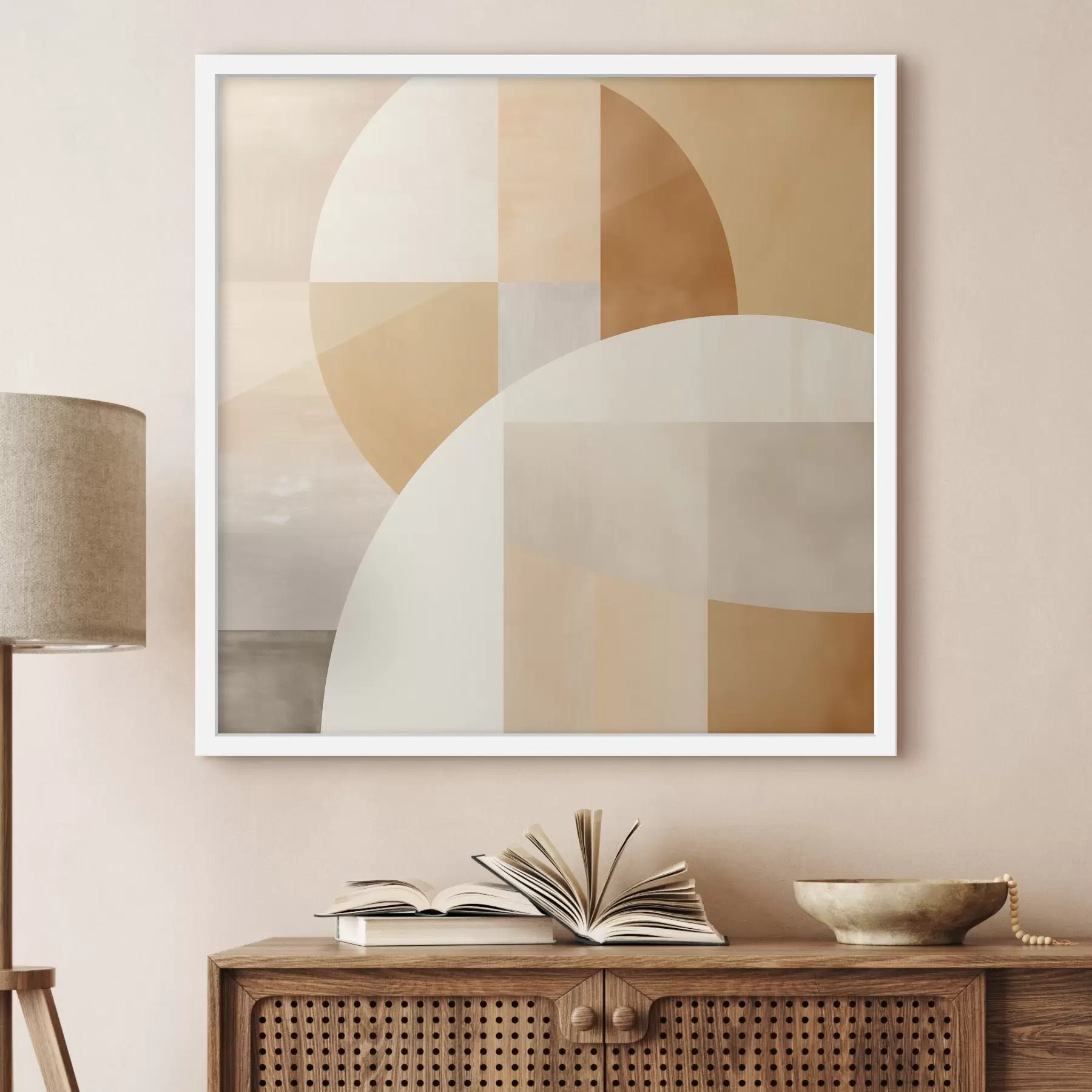 Fototapet Umělecká geometrie v pastelových tónech f46650