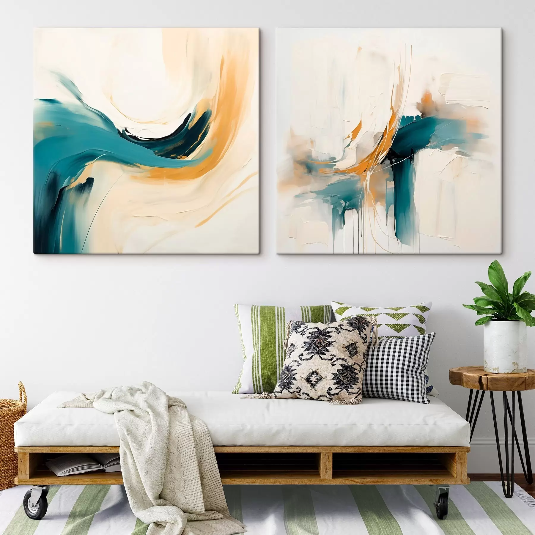 Obraz Umělecká kompozice s plynulým přechodem barev Č. m00989