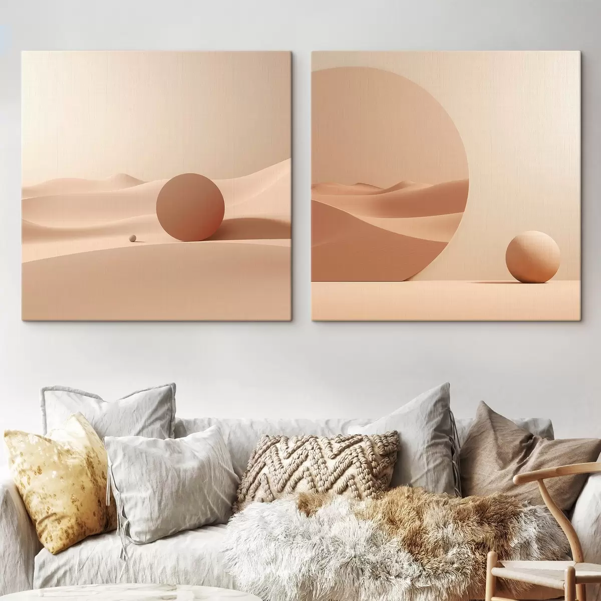 Obraz Kompozice s klidnými prostory a geometrickou formou Č. m00990