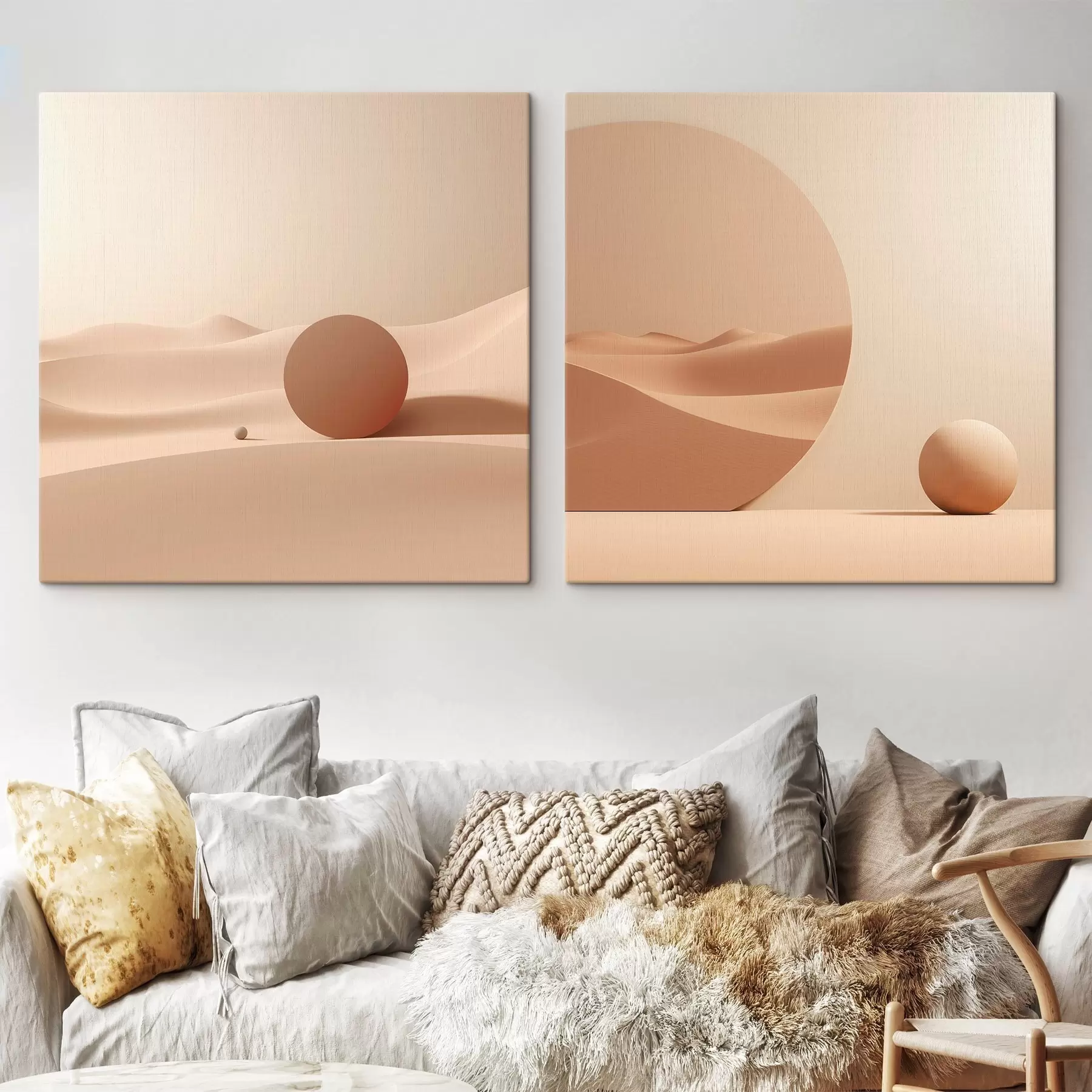 Obraz Kompozice s klidnými prostory a geometrickou formou Č. m00990