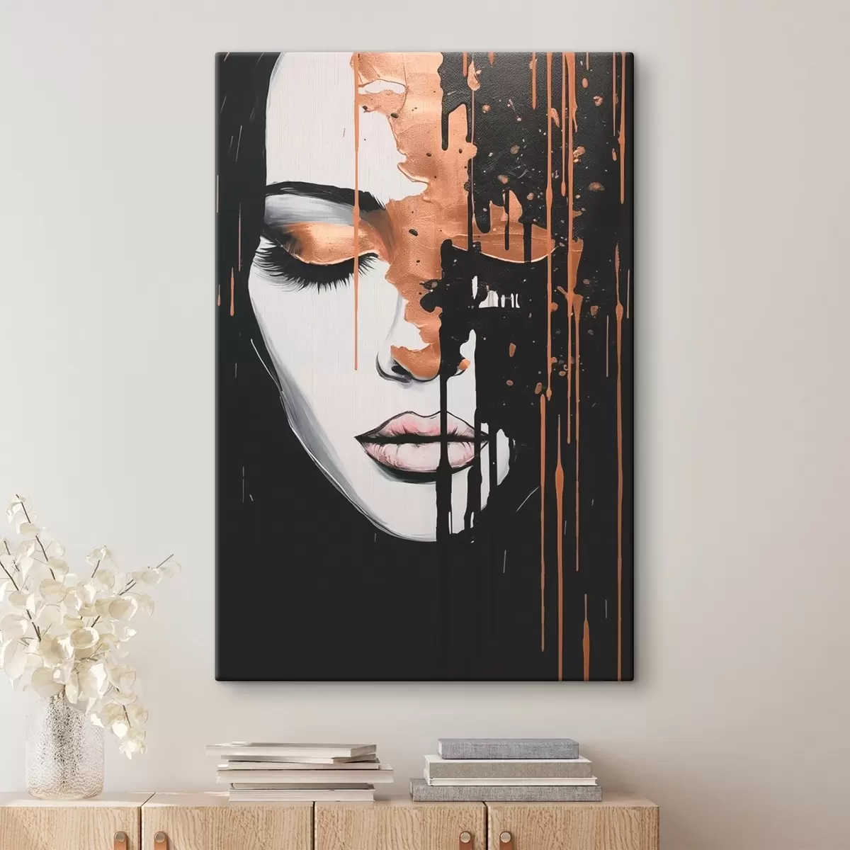 Obraz Abstraktní portrét dívky Č. s46803