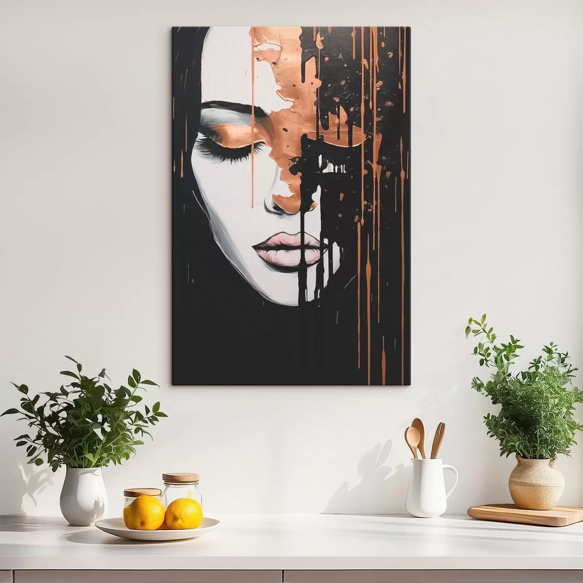 Obraz Abstraktní portrét dívky Č. s46803