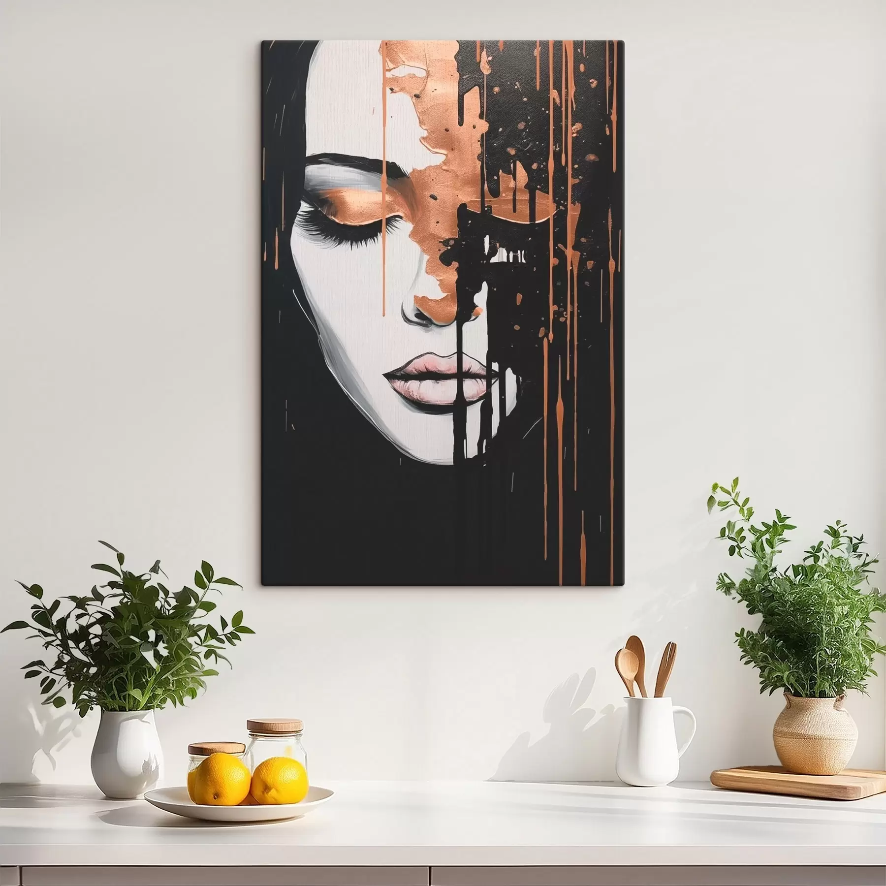 Obraz Abstraktní portrét dívky Č. s46803