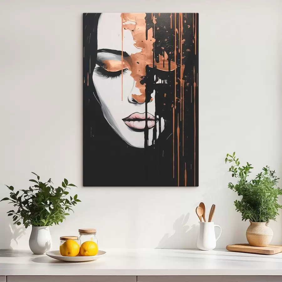 Obraz Abstraktní portrét dívky Č. s46803