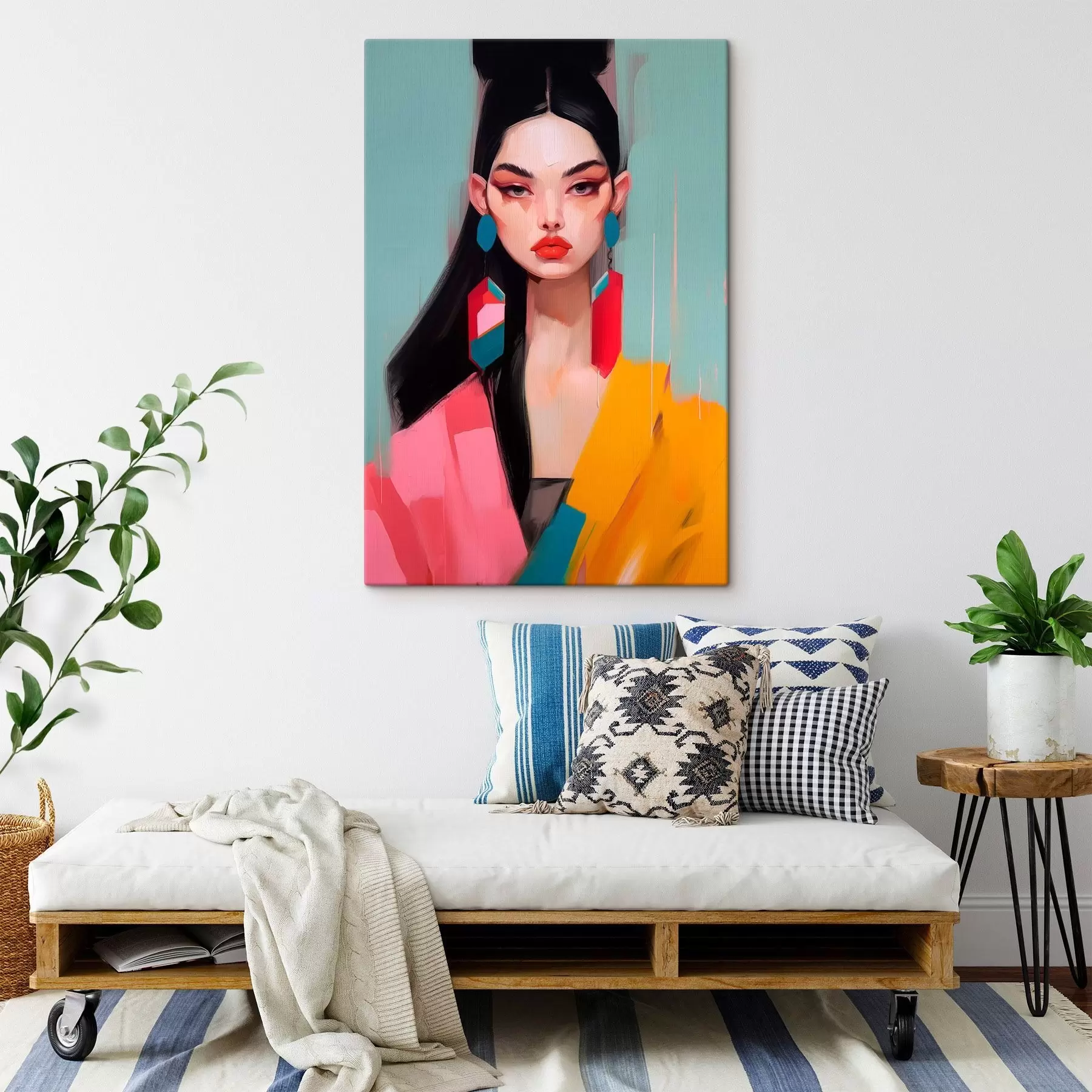 Obraz Abstraktní módní portrét Č. s46808