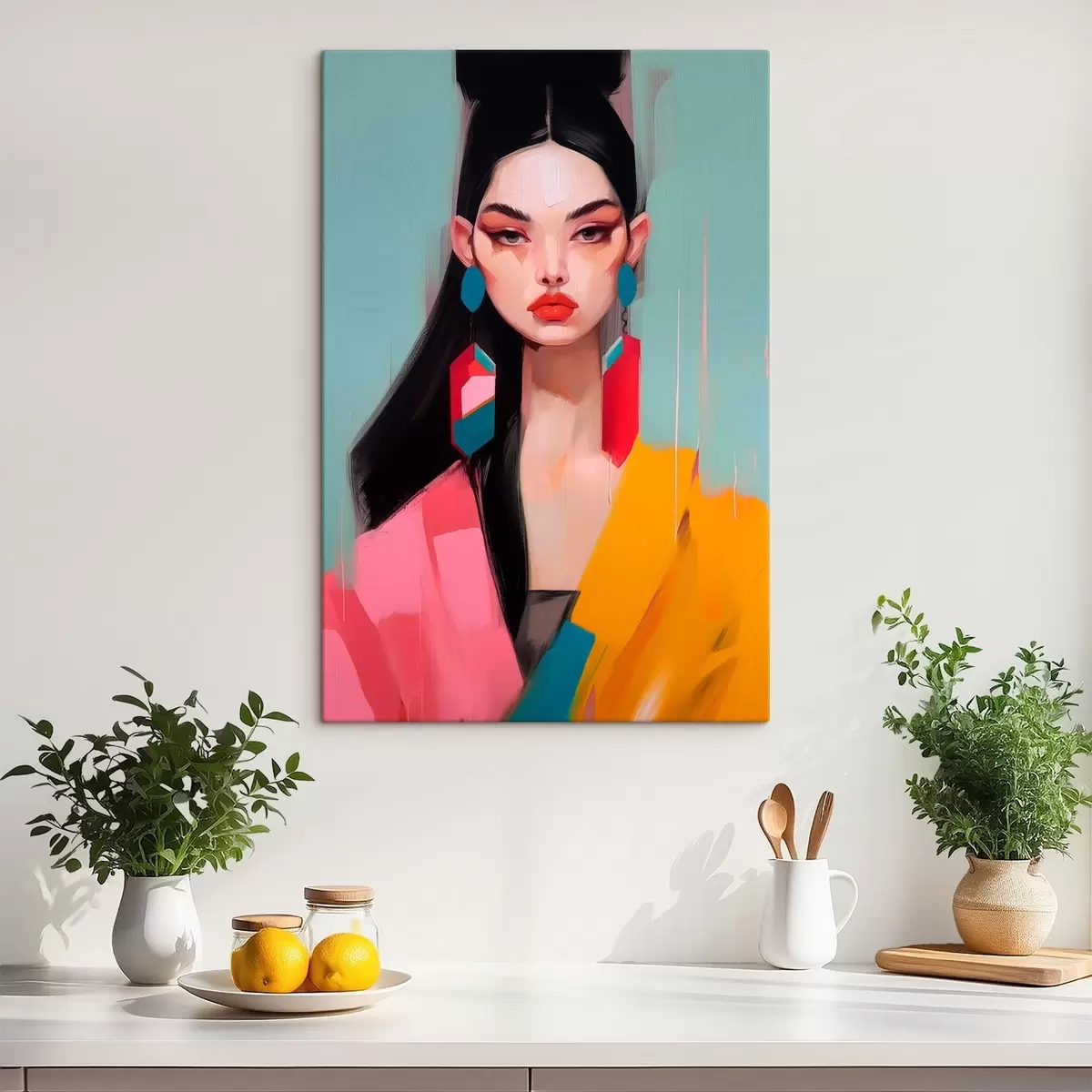 Obraz Abstraktní módní portrét Č. s46808