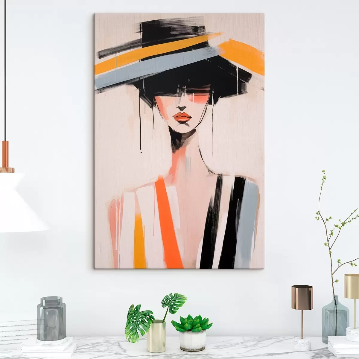 Obraz Kubistický portrét Č. s46809