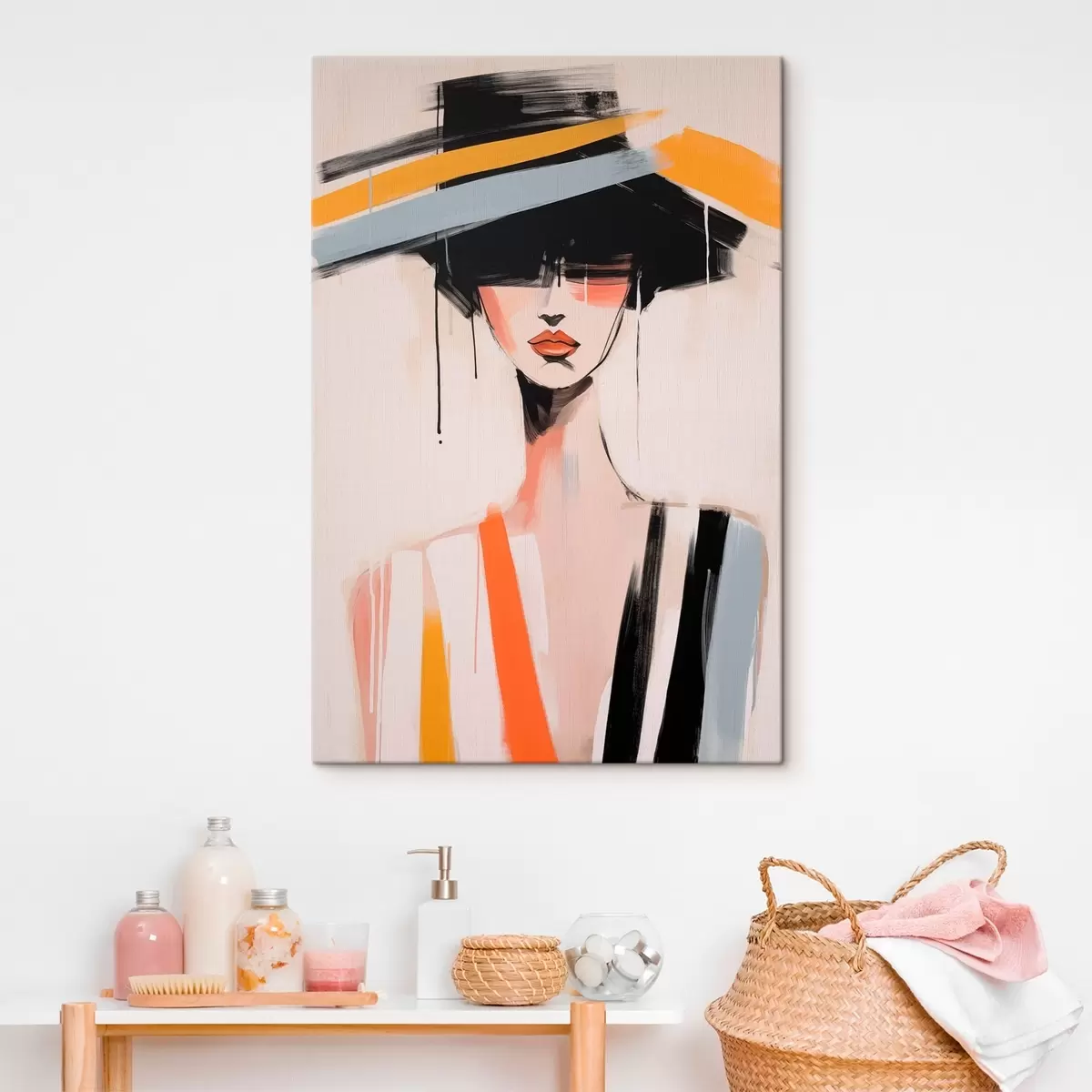 Obraz Kubistický portrét Č. s46809