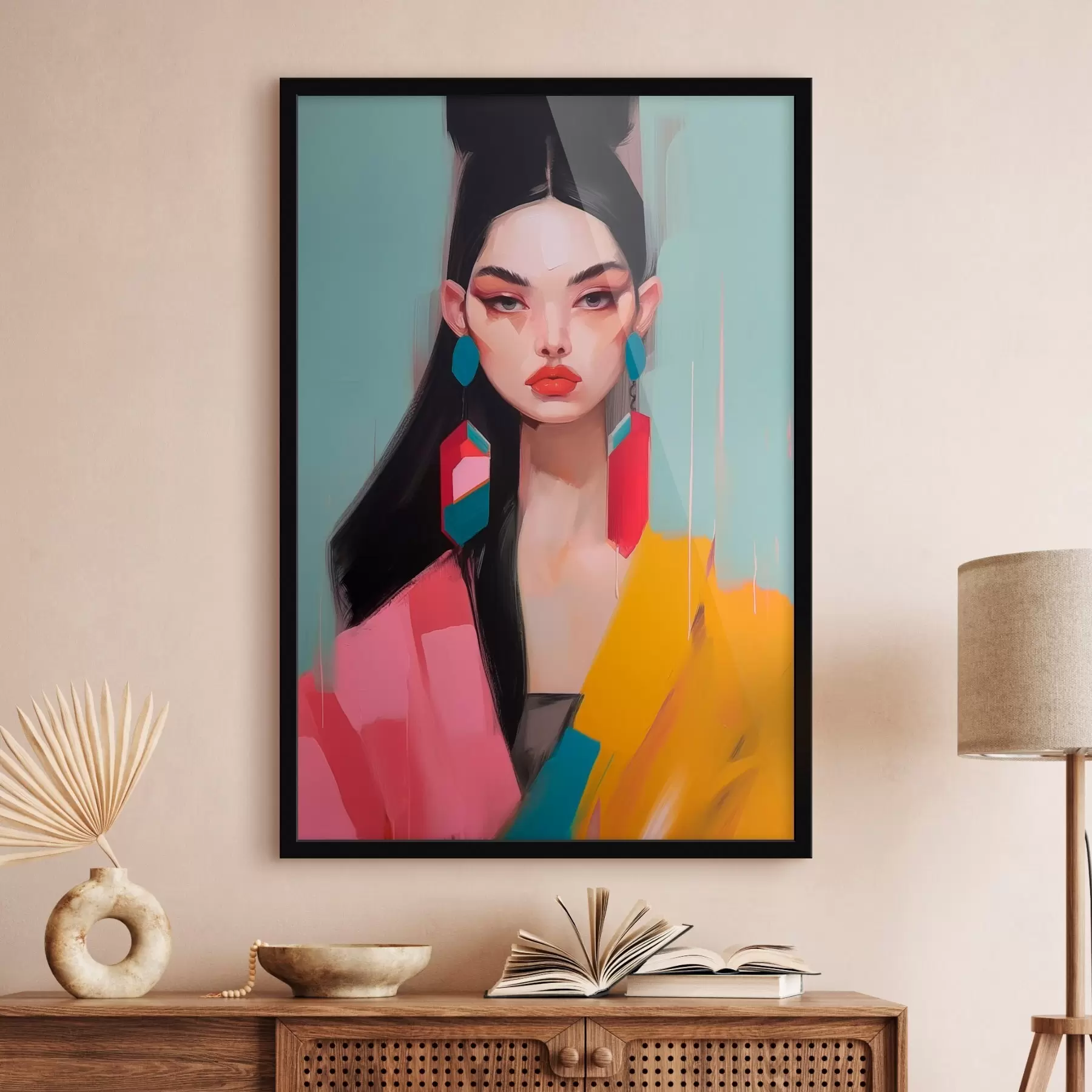 Fototapet Abstraktní módní portrét f46808