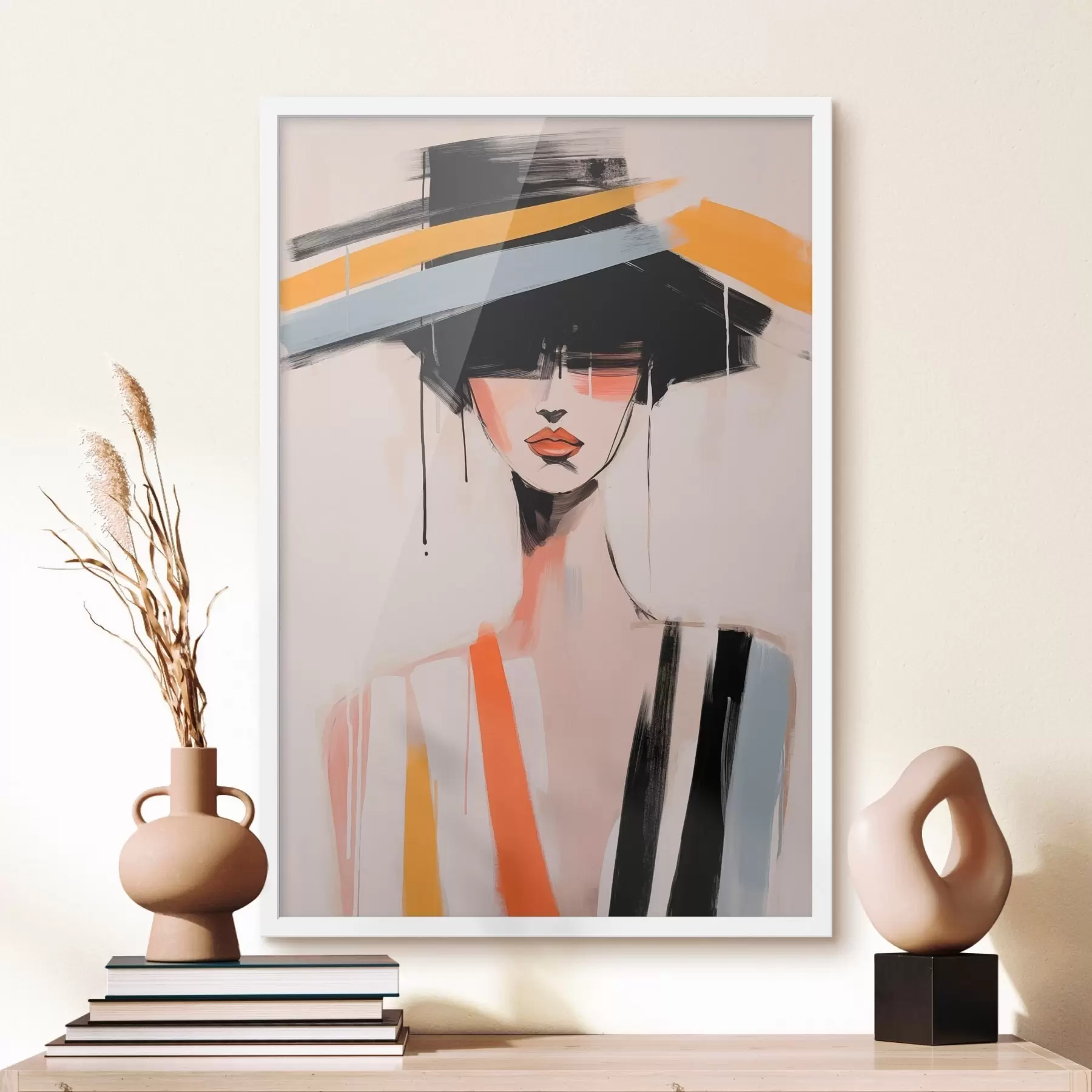 Fototapet Kubistický portrét f46809