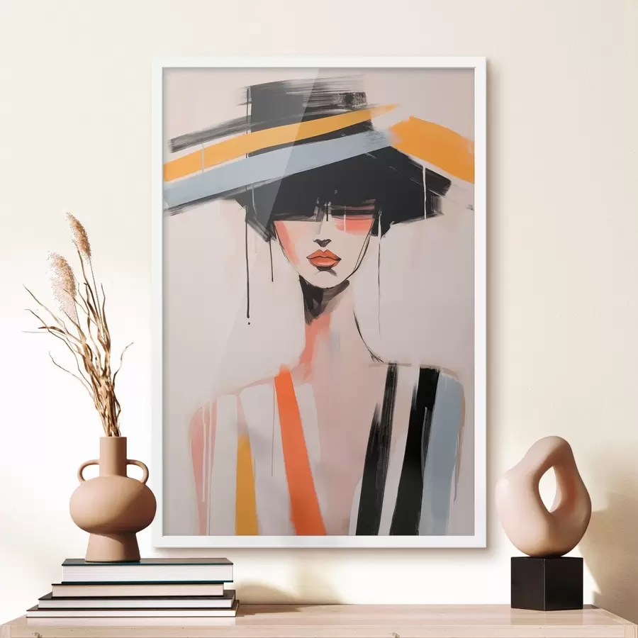 Fototapet Kubistický portrét f46809