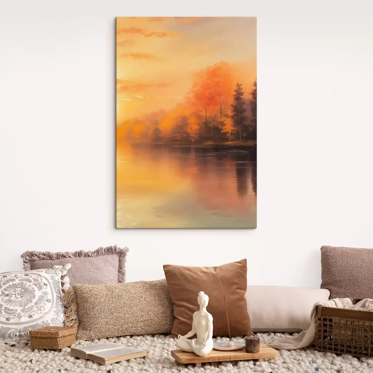 Obraz Les u rybníka Č. s46772