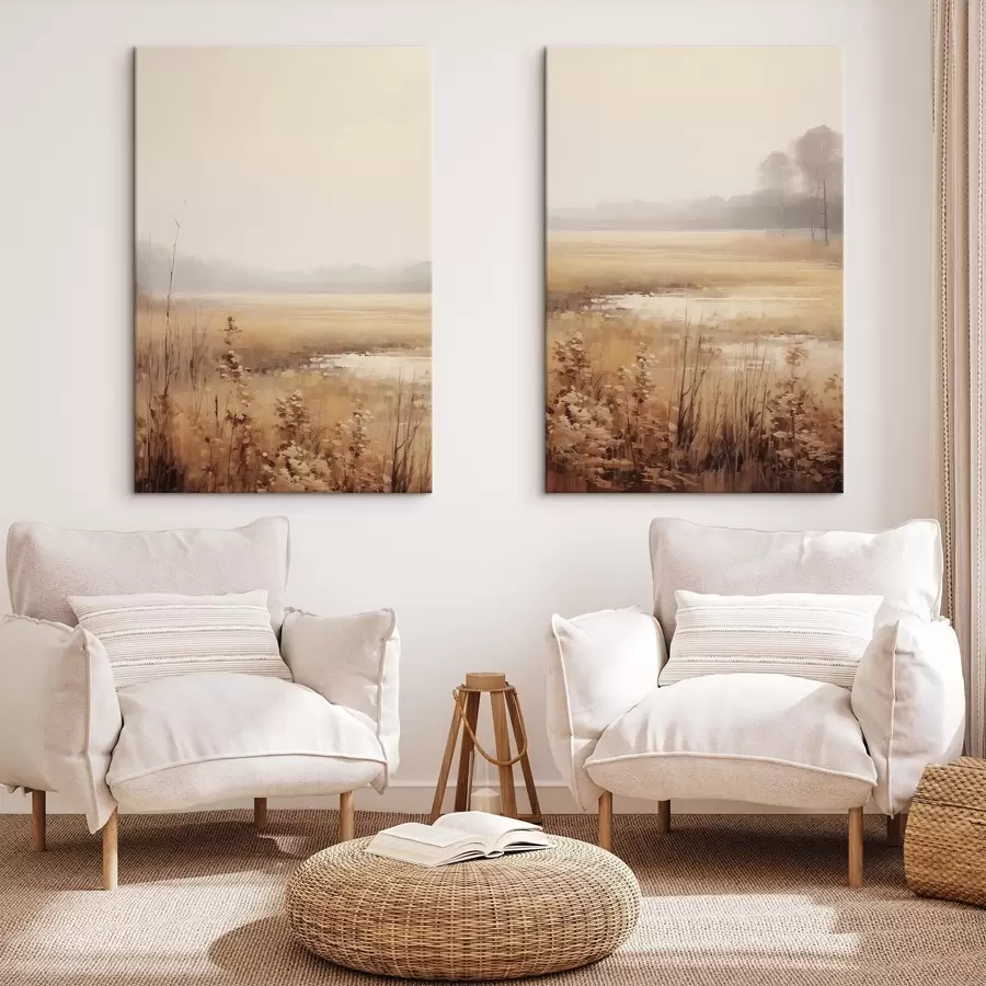 Obraz Sušené květiny na poli Č. m01053