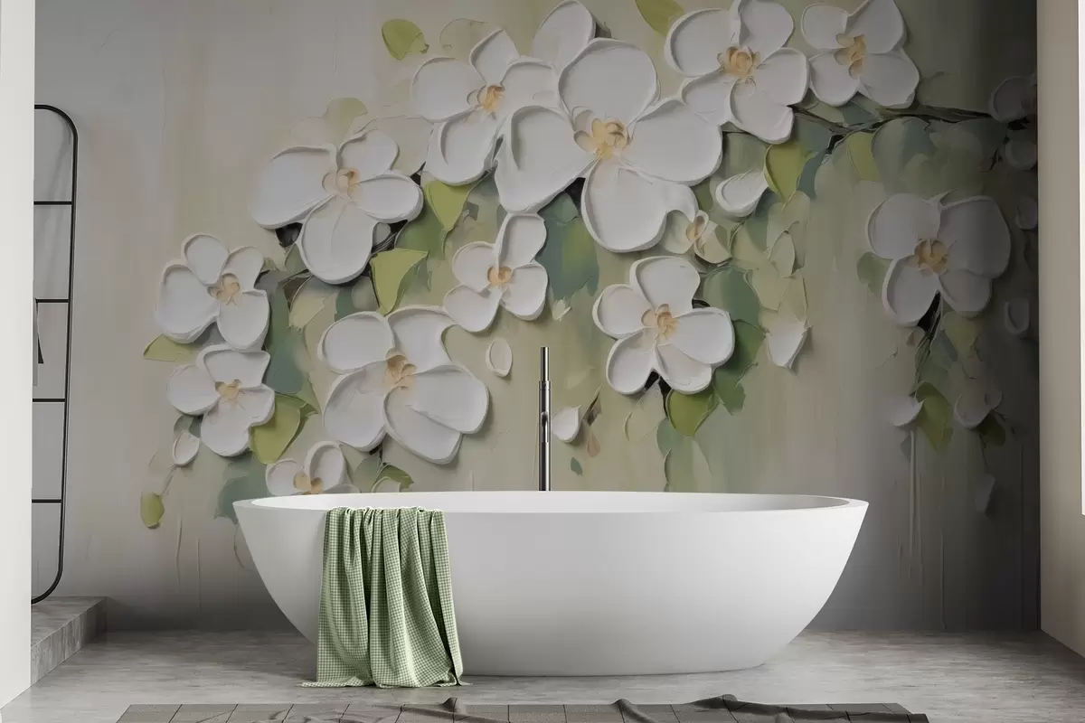 Fototapet Větev s květy w04978